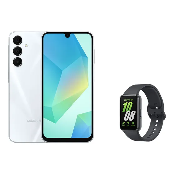 Imagem do produto A16 5g 256gb - Cinza + Galaxy Fit3 - Grafite