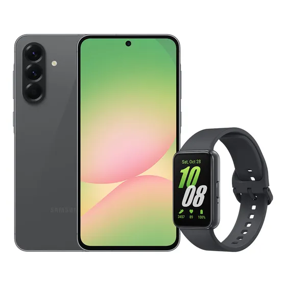 Imagem do produto A56 5g (256gb) - Preto + Galaxy Fit3 - Grafite