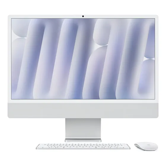 Imagem do produto Apple iMac (Tela Retina 4.5K de 24", Chip M4 da Apple com CPU de 10 núcleos, GPU de 10 núcleos e Neural Engine de 16 núcleos, Memória unificada 16GB, SSD de 256GB) - Prateado