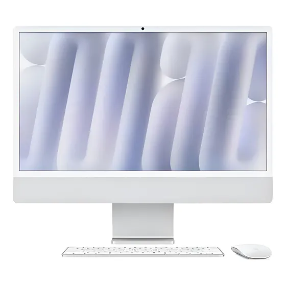 Imagem do produto Apple iMac (Tela Retina 4.5K de 24", Chip M4 da Apple com CPU de 10 núcleos, GPU de 10 núcleos e Neural Engine de 16 núcleos, Memória unificada 16GB, SSD de 512GB) - Prateado - Distribuidor Autorizado