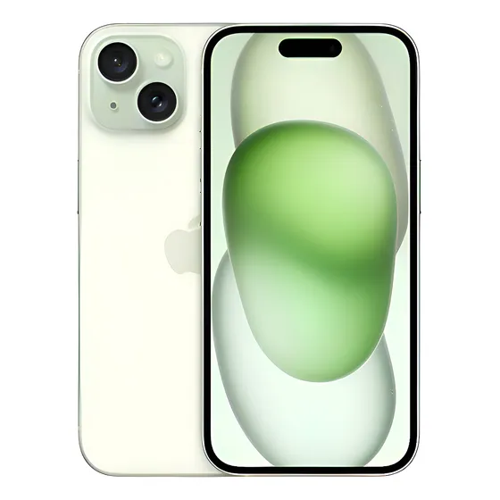 Imagem do produto Apple iPhone 15 (128 GB) - Verde - Distribuidor Autorizado