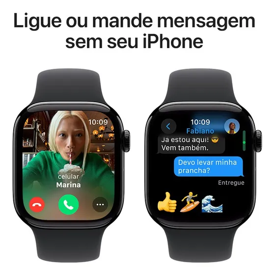 Imagem do produto Apple Watch Series10 Gps Caixa Preta De Alumínio 46mm Preto Tinto Tinto Preto