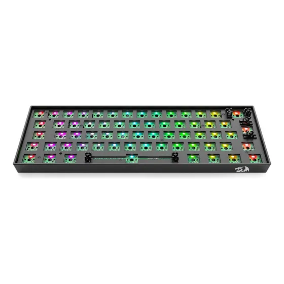Imagem do produto Base Teclado Mecanico Gamer Draconic Pro Barebone Preto Rgb Português Brasil