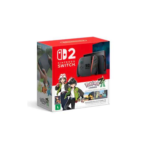 Imagem do produto Bundle Nintendo Switch 2 + Pokemon Legends: Z-a Modelo Nacional De Tomada