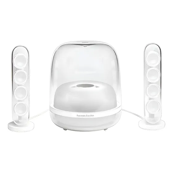 Imagem do produto Caixa de Som Harman Kardon SoundStiks 4, 140W RMS, Bluetooth, Branco