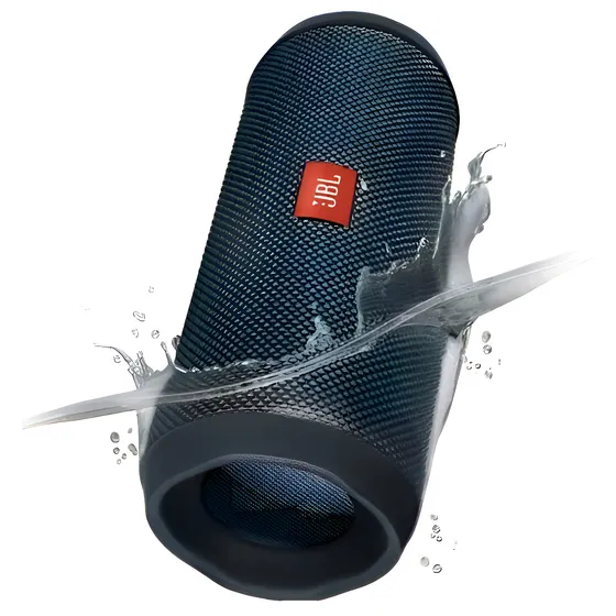 Imagem do produto Caixa De Som Jbl Flip 2 Essential Portátil Bluetooth Ipx7 Cor Preto