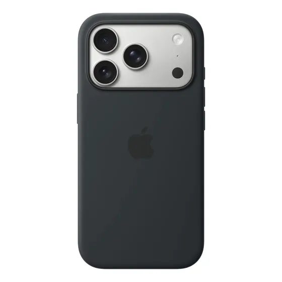 Imagem do produto Capa de silicone com MagSafe para iPhone 17 Pro – Preto - Distribuidor Autorizado