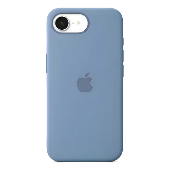Imagem do produto Capa De Silicone Para Iphone 16e Azulinverno Azul-inverno