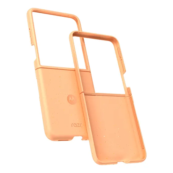 Imagem do produto Capa Protetora Case Motorola Smartphone Dobrável Case Razr 50 Ultra Cor Peach Fuzz
