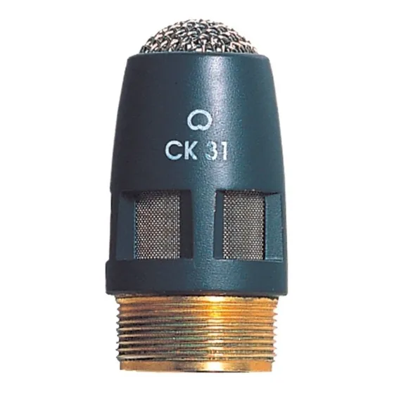 Imagem do produto Capsula Microfone Akg Ck 31 P/microfone Gn 50e E Hm 1000 Cor Preto
