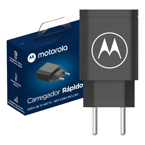 Imagem do produto Carregador De Parede Motorola Rápido10w - Sem Cabo