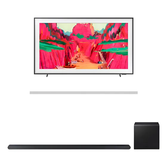 Imagem do produto Combo Samsung Vision Tv 65 The Frame 4k + Soundbar Samsung