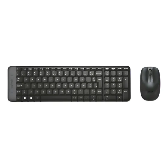 Imagem do produto Combo Teclado e Mouse sem fio Logitech MK220 Layout ABNT2