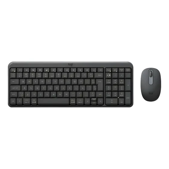 Imagem do produto Combo Teclado E Mouse Sem Fio Logitech Mk250 Grafite Grafite Grafite