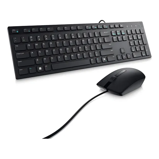 Imagem do produto Dell Wired Keyboard And Mouse Km300c Preto