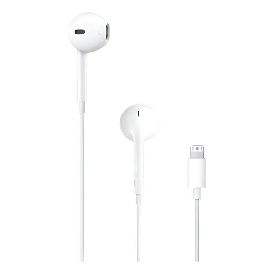 img of Fone de Ouvido Apple EarPods Intra-Auricular com Conector Lightning Branco - Distribuidor Autorizado