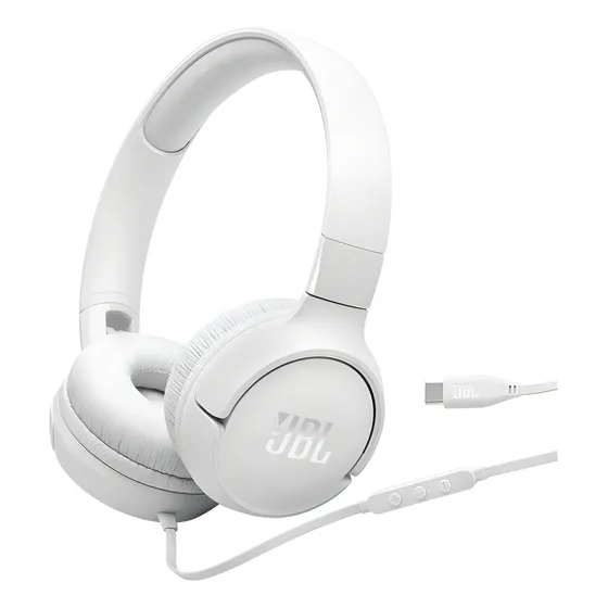Imagem do produto Fone De Ouvido Com Fio On Ear Tune 520c Jbl - Branco Branco