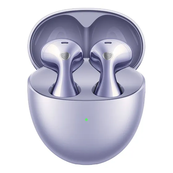 Imagem do produto Fone de Ouvido Sem Fio HUAWEI FreeBuds 6 Som Verdadeiro com Driver Duplo Chamadas Estáveis ​​e Claras Uso Adaptável à Orelha Cancelamento de ruído ANC de Encaixe Aberto Roxo