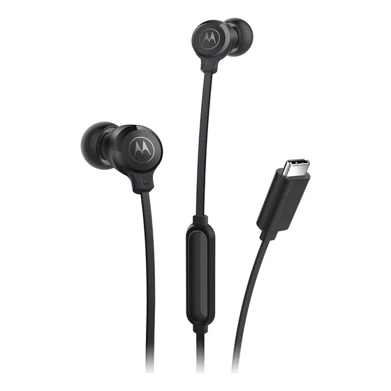 Imagem do produto Fones de ouvido Motorola Earbuds 3c-s pretos