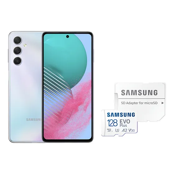 Imagem do produto Galaxy M54 5g 128gb Prata + Cartão De Memória 128gb Evo Plus
