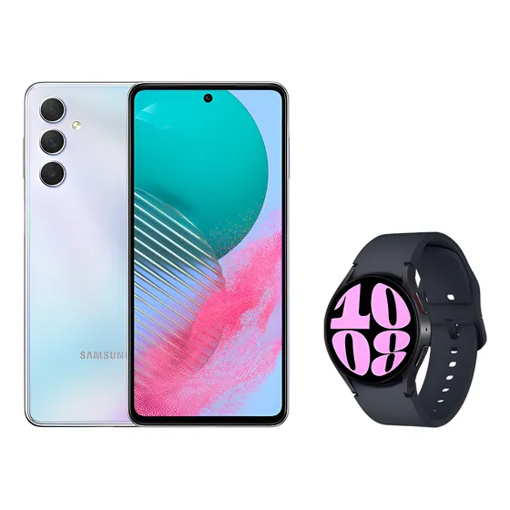 Imagem do produto Galaxy M54 5g (256gb) Prata +galaxy Watch6 Bt 40mm -grafite