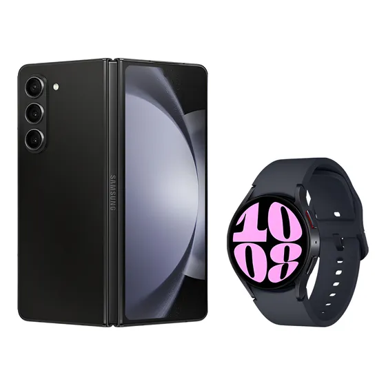 Imagem do produto Galaxy Z Fold5 1tb- Preto + Galaxy Watch6 Bt 40mm - Grafite