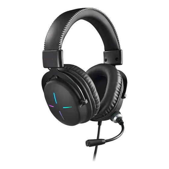 Imagem do produto Headset Gamer Nitro NHW200 Gen 2 desing over-ear RGB com Microfone omnidirecional
