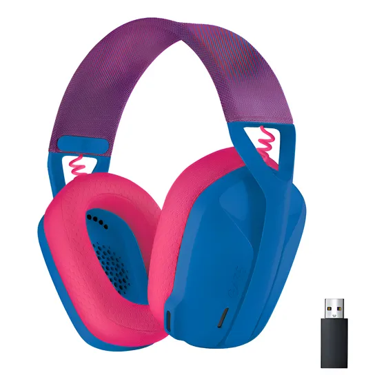 Imagem do produto Headset Gamer Sem Fio Logitech G435 LIGHTSPEED - Azul