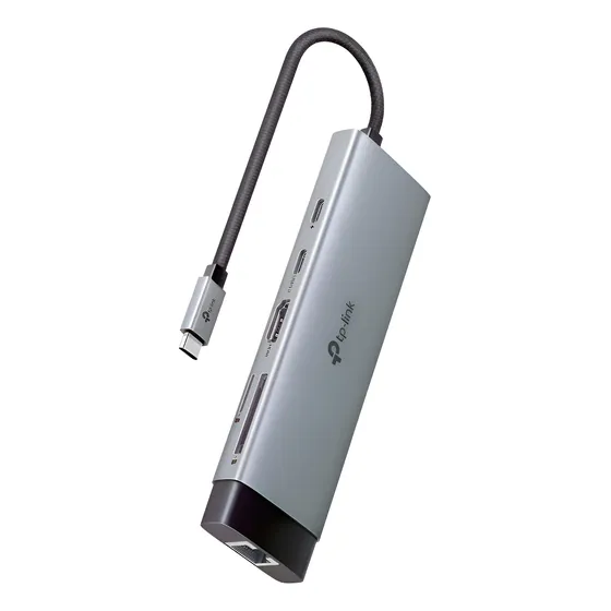 Imagem do produto Hub USB TP-Link UH9120c 9 em 1 tipo C - Cor cinza escuro