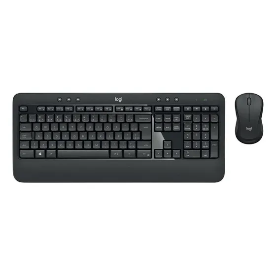 Imagem do produto Kit Mouse E Teclado Logitech Mk540 Sem Fio Usb Pto Preto Preto