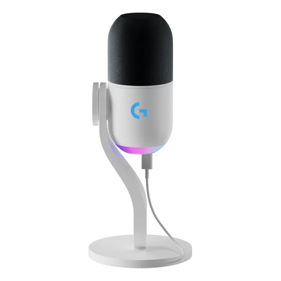 Imagem do produto Microfone Para Jogos Yeti Gx Com Lightsync Logitech Cor Branco