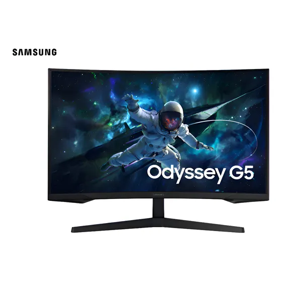 Imagem do produto Monitor Gamer Samsung Odyssey G5, 32 ,qhd, 165hz,1ms,hdmi,dp Preto