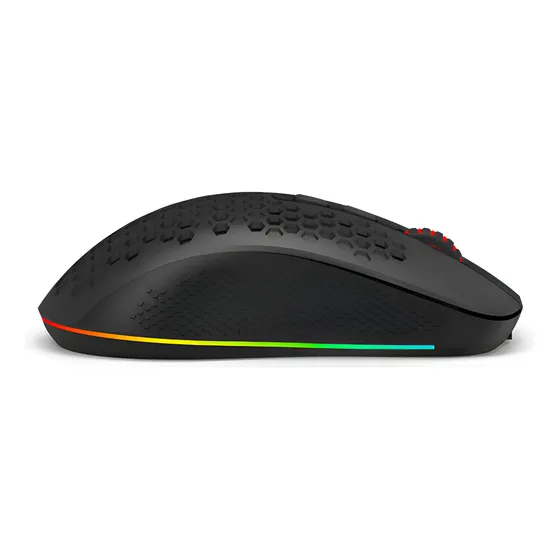 Imagem do produto Mouse Gamer Redragon Hana Rgb Preto Sensor Paw3104 7200 Dpi Preto