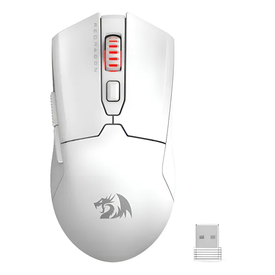 Imagem do produto Mouse Redragon Fyzu Pro Branco Branco