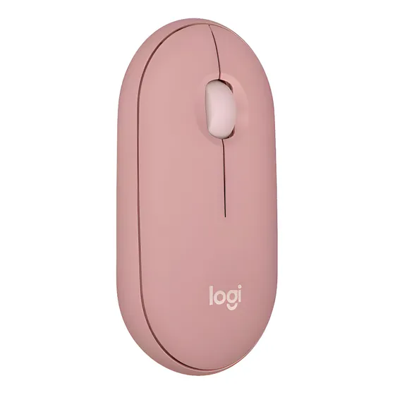 Imagem do produto Mouse sem fio bluetooth Logitech Pebble 2 M350s - Rosa
