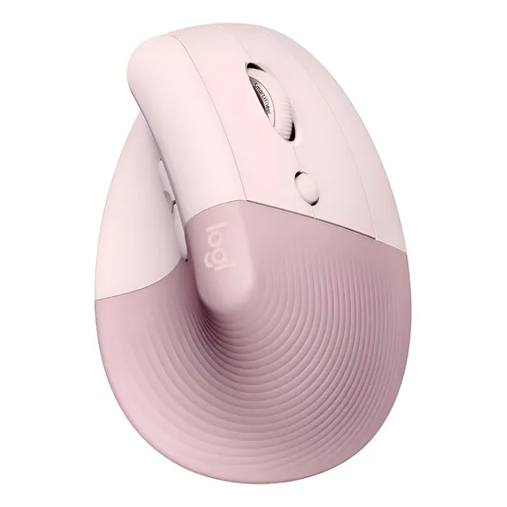 Imagem do produto Mouse Sem Fio Logitech Lift Vertical - Rosa