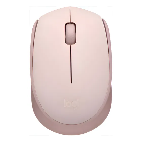 Imagem do produto Mouse sem fio Logitech M170 com Pilha Inclusa - Rosa