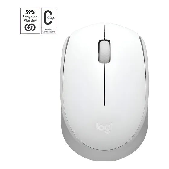 Imagem do produto Mouse Sem Fio M170 Com Pilha Branco Logitech