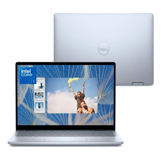 Imagem do produto Notebook 2 Em 1 Dell Inspiron 2in1-i150u-m50 14 Fhd+ Touch Prata Gelo