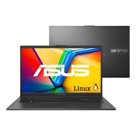 Imagem do produto Notebook Asus Vivobook Go 15 E1504fa Amd Ryzen 5 7520u 4gb Ram 256gb Ssd Linux Keepos Tela 15,6 Fhd Black - Nj1287