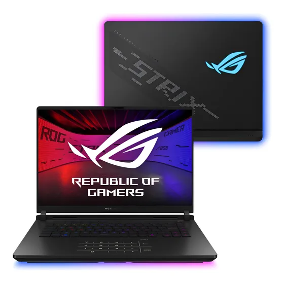 Imagem do produto Notebook Gamer Rog Scar Rtx5080 Core Ultra 9 32gb 2tb W11 Off Black