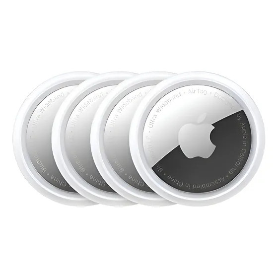 Imagem do produto Pacote Airtag Apple White com 4 unidades Bluetooth - Distribuidor Autorizado