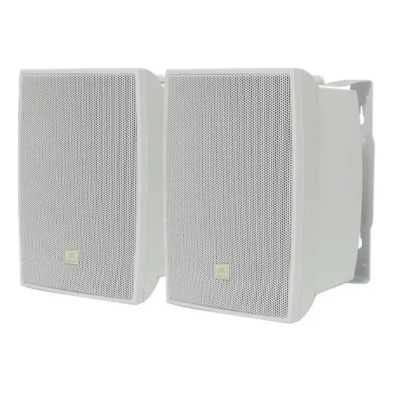 Imagem do produto Par De Caixas De Som Jbl C621b Branco 50w Rms De Parede