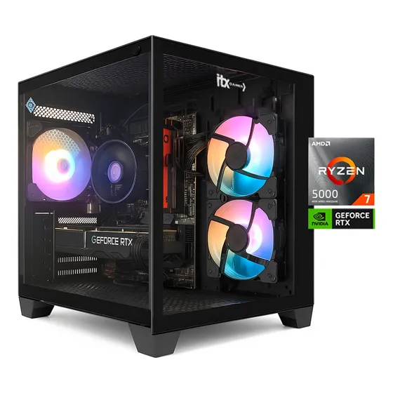 Imagem do produto Pc Gamer Itx Fps Amd Ryzen 7 5700 Rtx 4060, Ram 16gb, 480gb 16 Gb