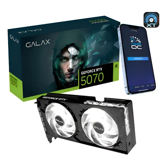Imagem do produto Placa De Vídeo Galax Nvidia Rtx 5070 12gb Gddr7 192 Bits