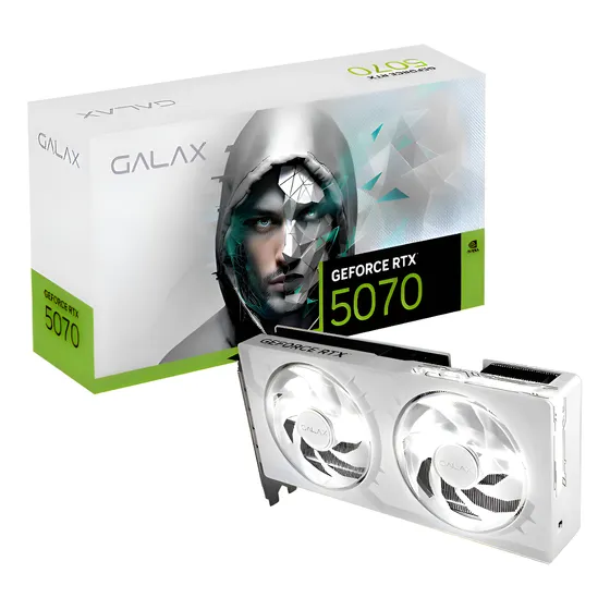 Imagem do produto Placa De Vídeo Galax Nvidia Rtx 5070 12gb Gddr7 White 192bit