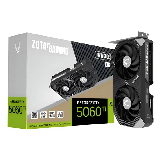 Imagem do produto Placa de vídeo Geforce Rtx 5060 Ti 8gb Zotac Twin Edge Oc