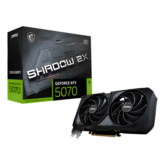 Imagem do produto Placa de vídeo Geforce Rtx 5070 12gb Msi Shadow 2x Oc