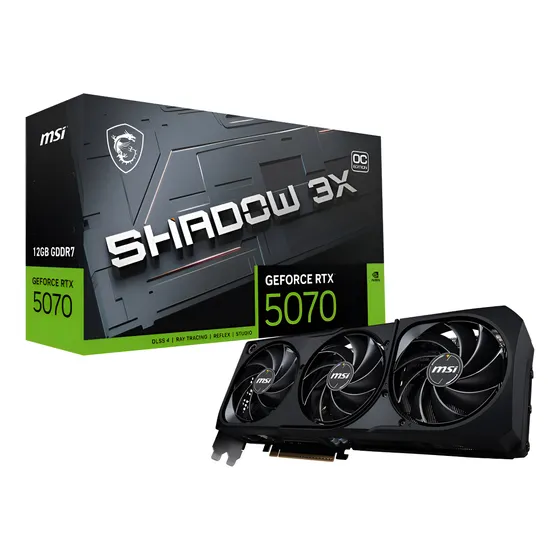 Imagem do produto Placa de vídeo Geforce Rtx 5070 12gb Msi Shadow 3x Oc 6