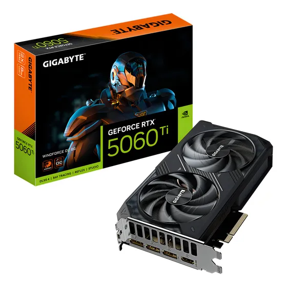 Imagem do produto Placa de vídeo Gigabyte Rtx 5060ti Windforce 2 Oc 8gb